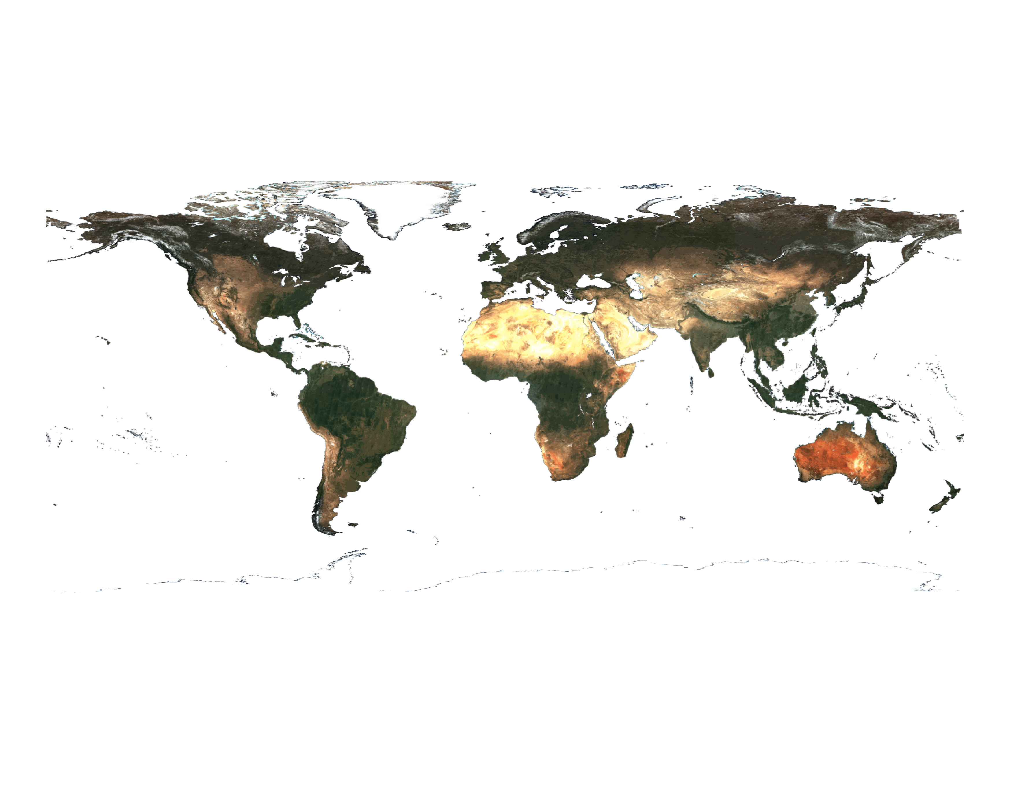 Thumbnail - ESA WorldCover Sentinel-2 RGBNIR median composite 2020, 10 meter COG format