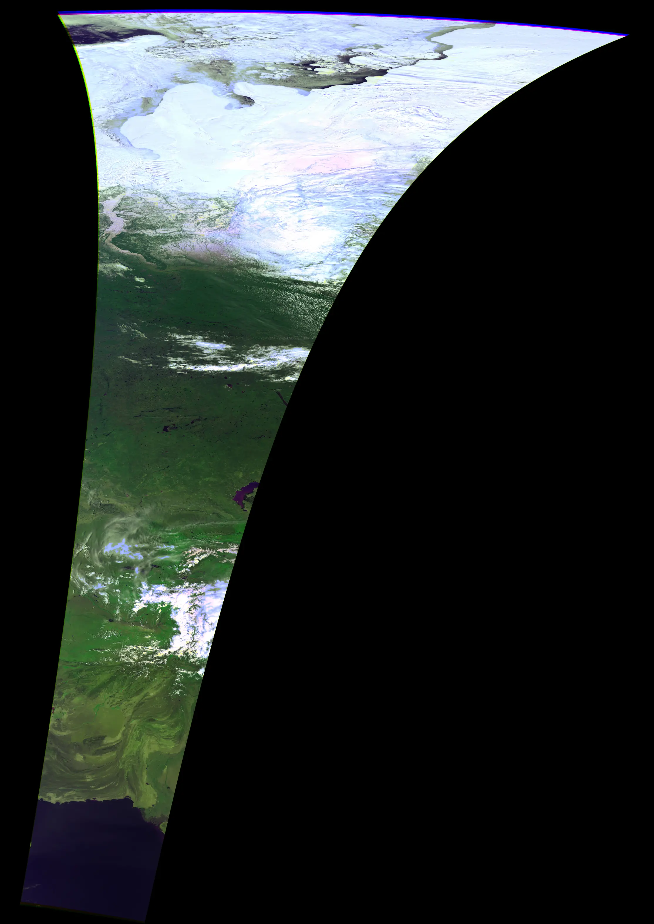 Thumbnail - PROBA-V L2A: 100M projected segment data, COG format - Collection 2