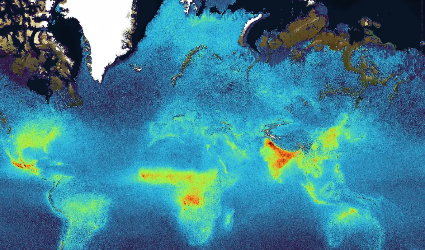 Thumbnail - Sentinel-5P Level-3 HCHO Monthly Product - V2
