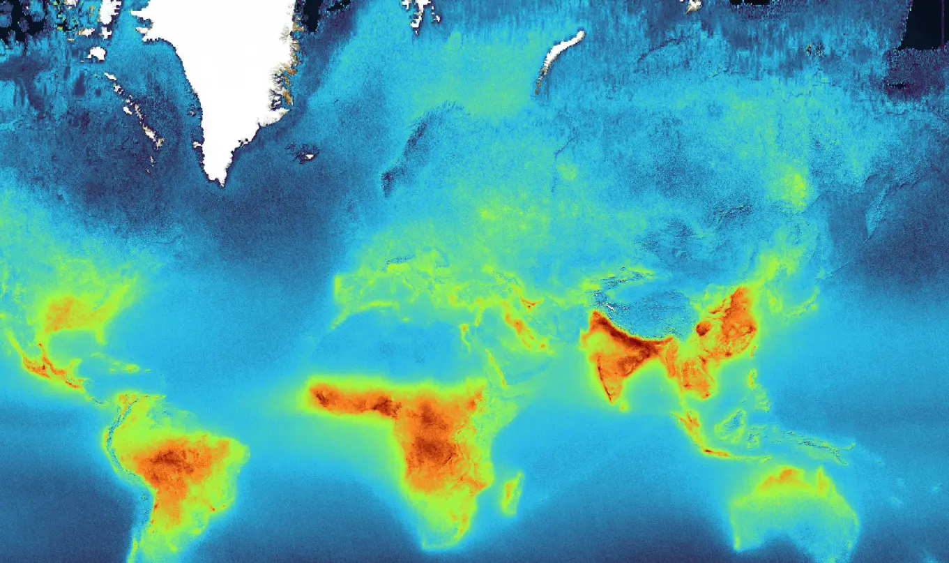 Thumbnail - Sentinel-5P Level-3 HCHO Yearly Product - V2